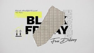 Videohive Black Friday Packaging Titles Titles template preview