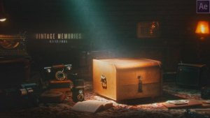 Vintage Memories – Film Projector Video Displays template preview