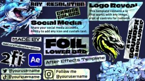 Videohive Foil Lower Third Elements template preview