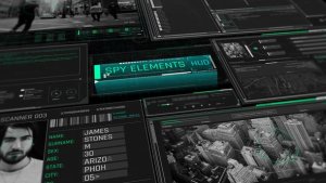Videohive Spy Elements HUD Elements template preview