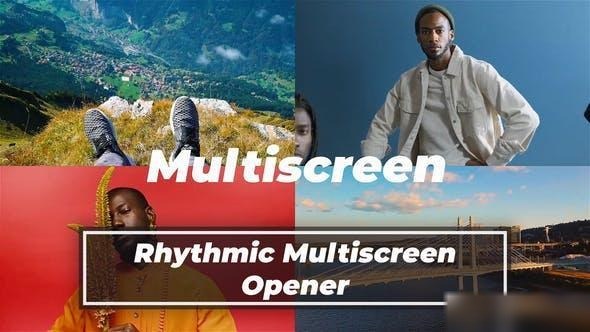 Videohive Rhythmic Multiscreen Opener Openers template preview