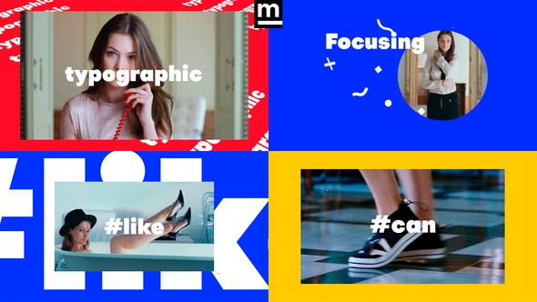 Videohive Typographic Clap Intro Openers template preview