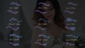 Videohive Wedding Titles - Curved Frames Elements template preview
