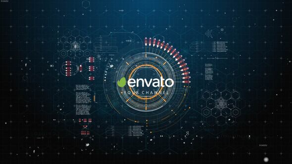 Videohive High Tech Logo Reveal 28814707 Logo Stings template preview