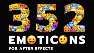Emoticon - Animated Emojis Pack Video Displays template preview