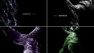 Videohive Dark Cinematic Titles Video Displays template preview