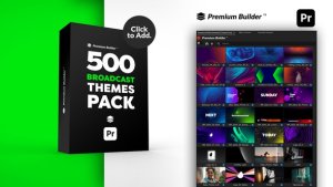 Broadcast Themes Pack for Premiere Pro Premiere Pro template preview