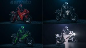 Videohive Sport Bike Reveal Logo Stings template preview