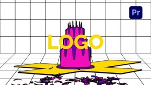 3D Birthday Fest Opener Premiere Pro template preview