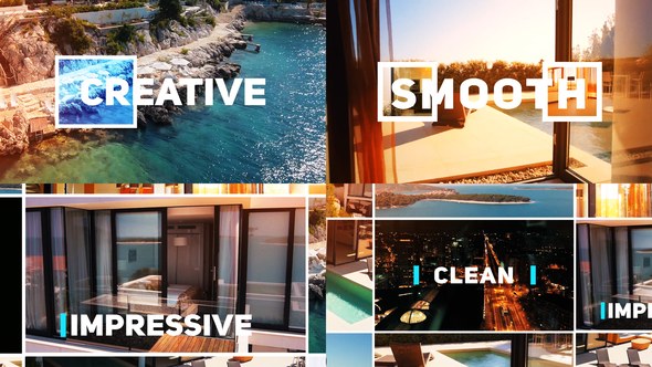 Videohive Modern Dynamic Clean Slideshow Openers template preview