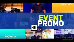 Modern Promoting Event Company Video Displays template preview