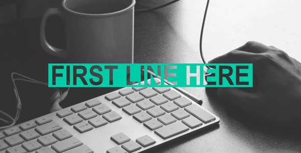 Simply Design Lower Thirds Video Displays template preview