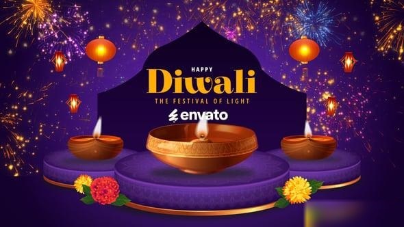 Videohive Happy Diwali Wishes 54918901 Openers template preview