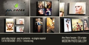 Modern Photo Gallery Video Displays template preview