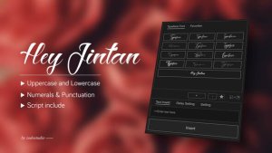 Videohive Animated Typeface - Hey Jintan Titles template preview