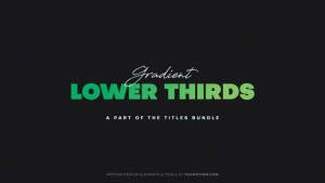 Videohive Lower Thirds - Gradient Elements template preview