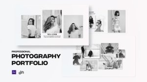 Videohive Photography Portfolio Video Displays template preview