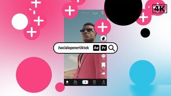 Videohive Social Opener TikTok Openers template preview