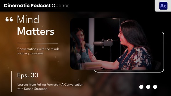 Videohive Podcast Opener 58017168 Openers template preview