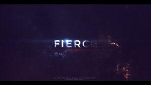 Fierce - Action Trailer Titles Video Displays template preview