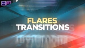 Videohive Flares Transitions Elements template preview