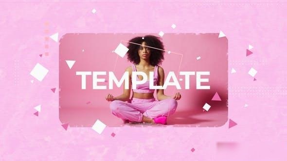 Videohive Dynamic Pink Intro Openers template preview
