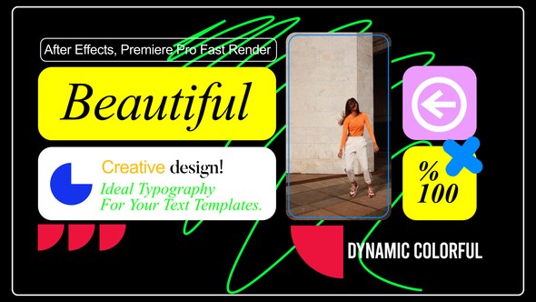 Videohive Fast Dynamic Typography Opener Titles template preview