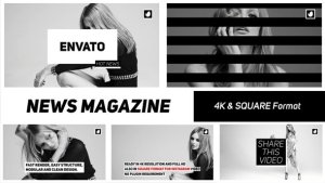 Videohive News Magazine Video Displays template preview