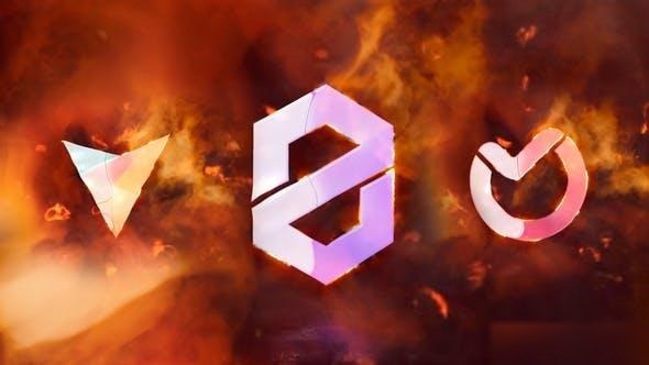 Videohive Fire Storm Logo Logo Stings template preview