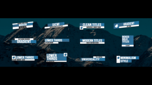 Videohive Lower Thirds | AE 51806448 Elements template preview