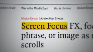 Videohive Screen Focus FX Elements template preview