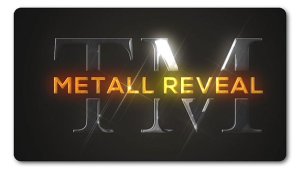 Bright Metallic Logo Reveal Video Displays template preview