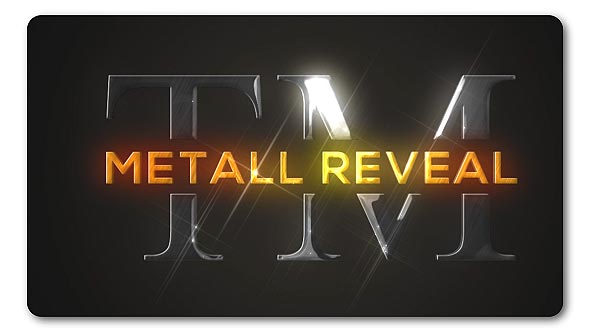 Bright Metallic Logo Reveal Video Displays template preview