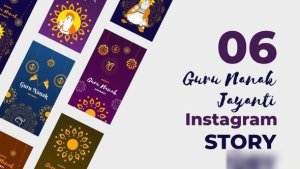 Videohive Guru Nanak Jayanti Instagram Stories Openers template preview