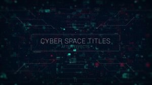 Videohive Cyber Space Titles & Trailer Titles template preview
