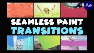 Videohive Seamless Paint Transitions | After Effects Elements template preview