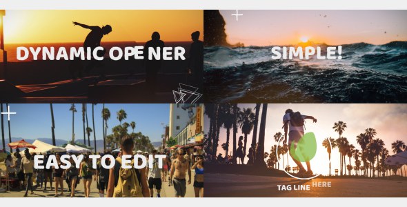 Videohive Fun Dynamic Opener Video Displays template preview