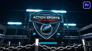 Football Sports Opener Premiere Pro template preview