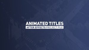 Animated Titles 2 Video Displays template preview