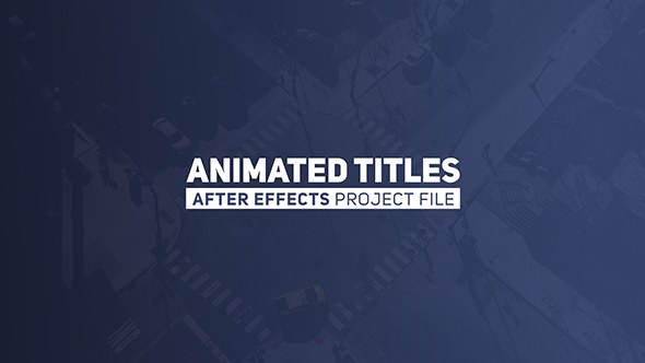 Animated Titles 2 Video Displays template preview