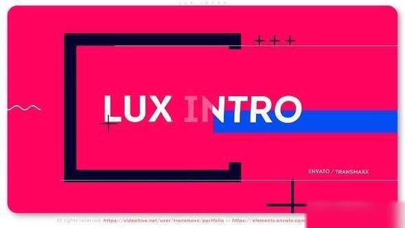 Videohive Lux Intro Openers template preview