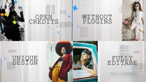 Videohive White Title Opener Openers template preview