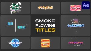 Videohive Smoke Flowing Titles | After Effects Titles template preview