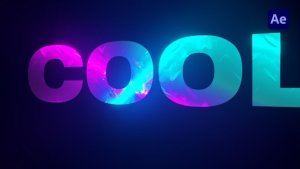 Videohive Flashing Metallic Text Reveal Titles template preview