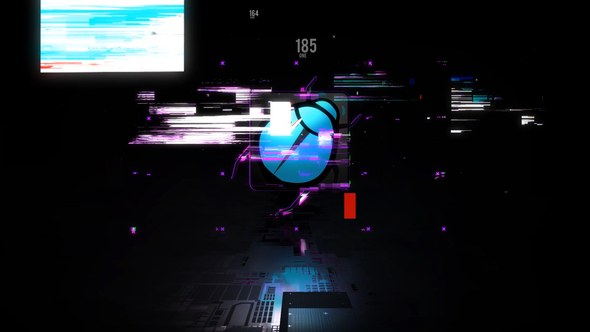 Videohive Glitch logo opener 23717428 Logo Stings template preview