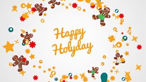 Christmas Wreath Video Displays template preview