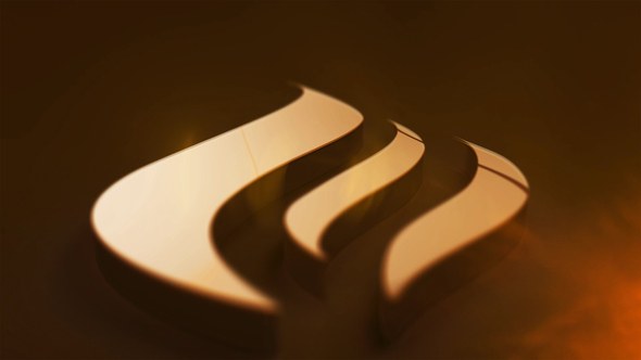 Videohive Gold Reflection Logo Logo Stings template preview