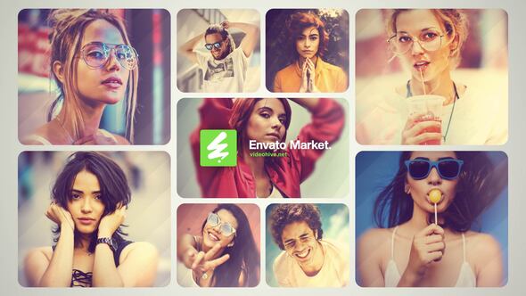 Videohive Bento Grid Photo Logo Logo Stings template preview