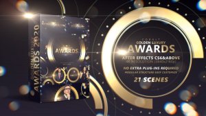 Videohive Cobalt Golden Luxury Awards 4K Broadcast-packages template preview