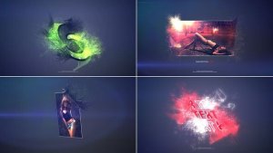 Videohive Disperser Logo Stings template preview